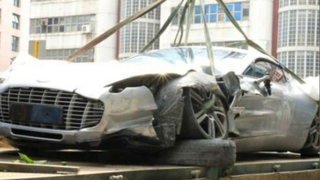 The First Aston Martin One-77 Crash Just Happened In Hong Kong